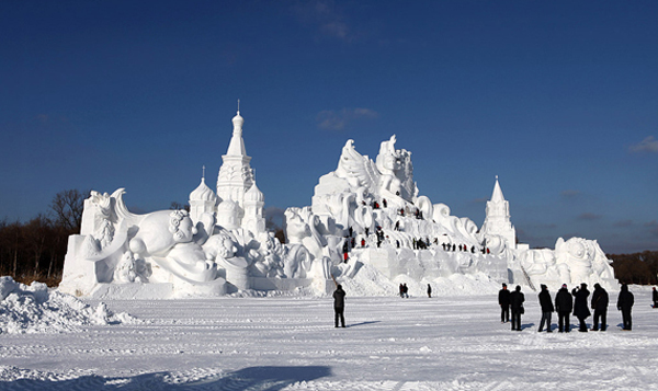 Harbin Snow Sculpture Art Expo, Harbin Snow Festival Harbin in China